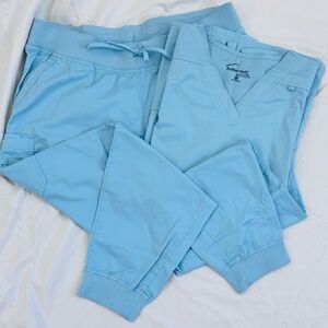 Teal Blue Butter-Soft Scrub Set